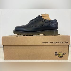 Dr Martens 3989 MADE IN ENGLAND Brogue Wingtip Shoes Black Size UK 6 US 7 EU 39